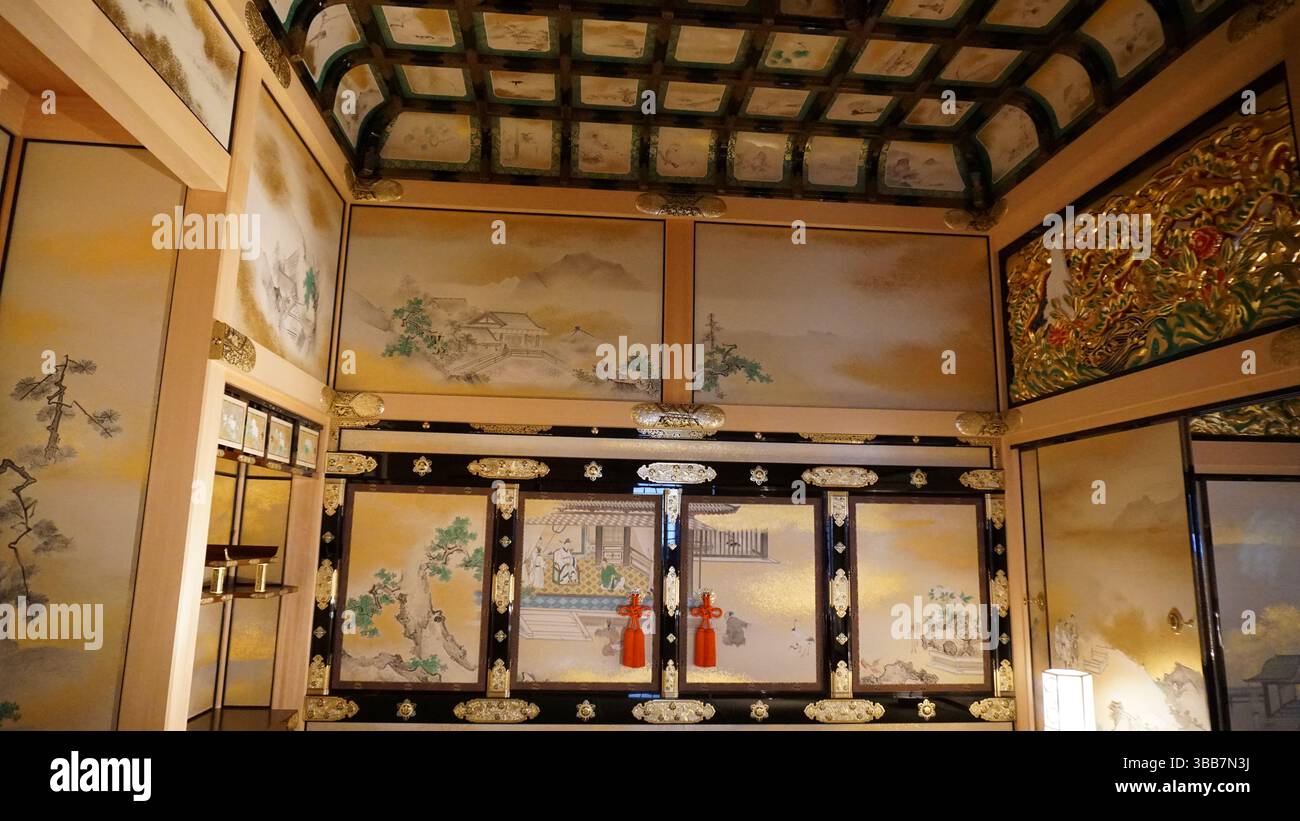 Château de Nagoya Palais Honmaru – architecture traditionnelle japonaise et histoire Banque D'Images