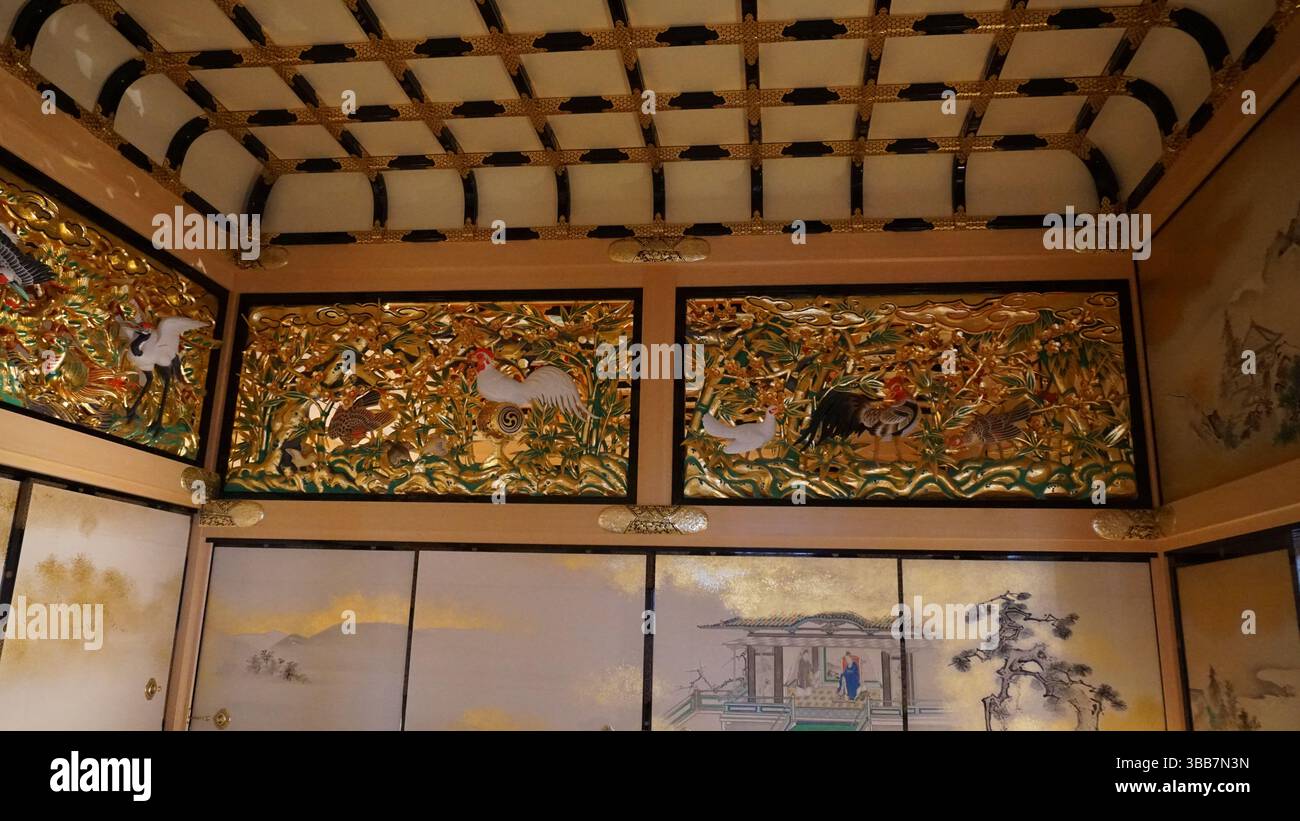 Château de Nagoya Palais Honmaru – architecture traditionnelle japonaise et histoire Banque D'Images