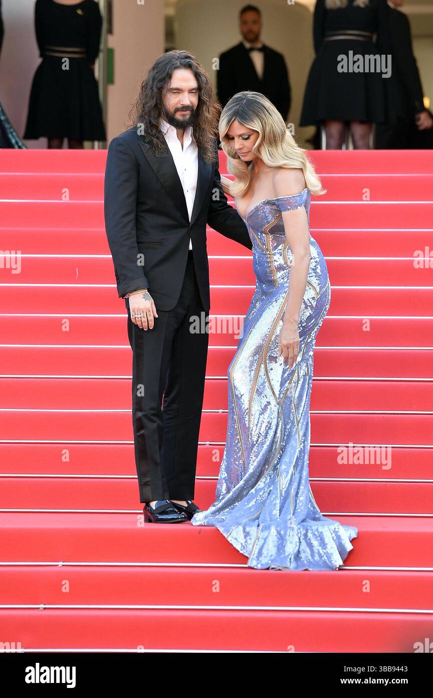 Heidi Klum Tom Kaulitz Cannes 2024 From Alberta Ferretti to AI Styling: How Tech Is Transforming Red Carpet Fashion