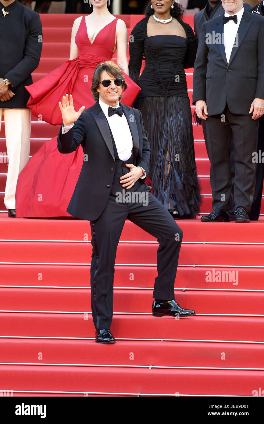 Tom Cruise BEI der Mission impossible 8 The final Reckoning film