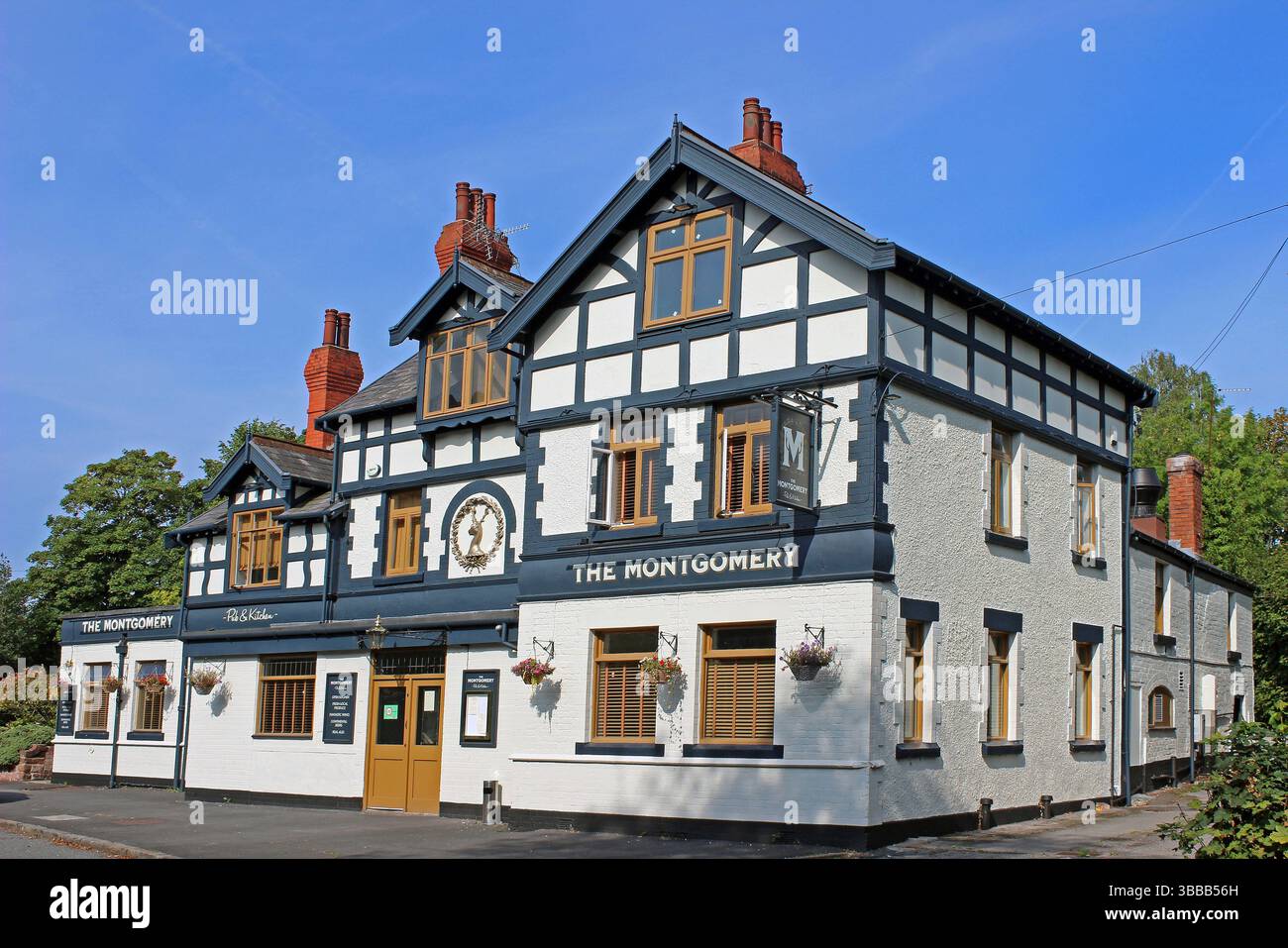 The Montgomery Pub & Kitchen, Eastham Village, The Wirral, Royaume-Uni Banque D'Images