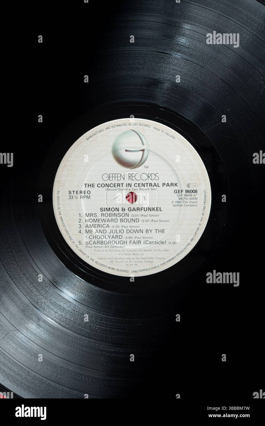 Simon et Garfunkel Banque D'Images