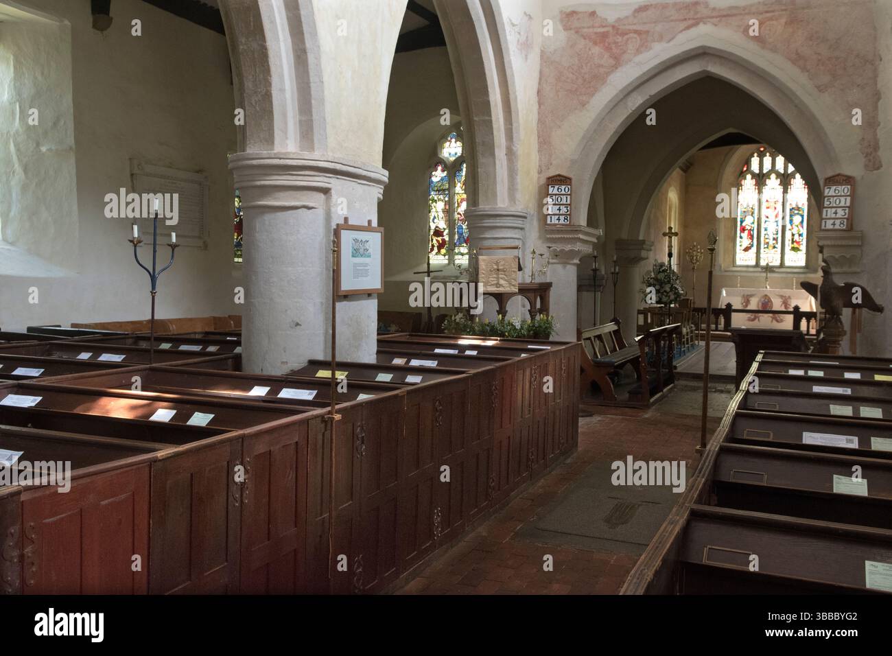 Église St Andrews, Nether Wallop, Hampshire Angleterre 2020s UK 2025 HOMER SYKES Banque D'Images