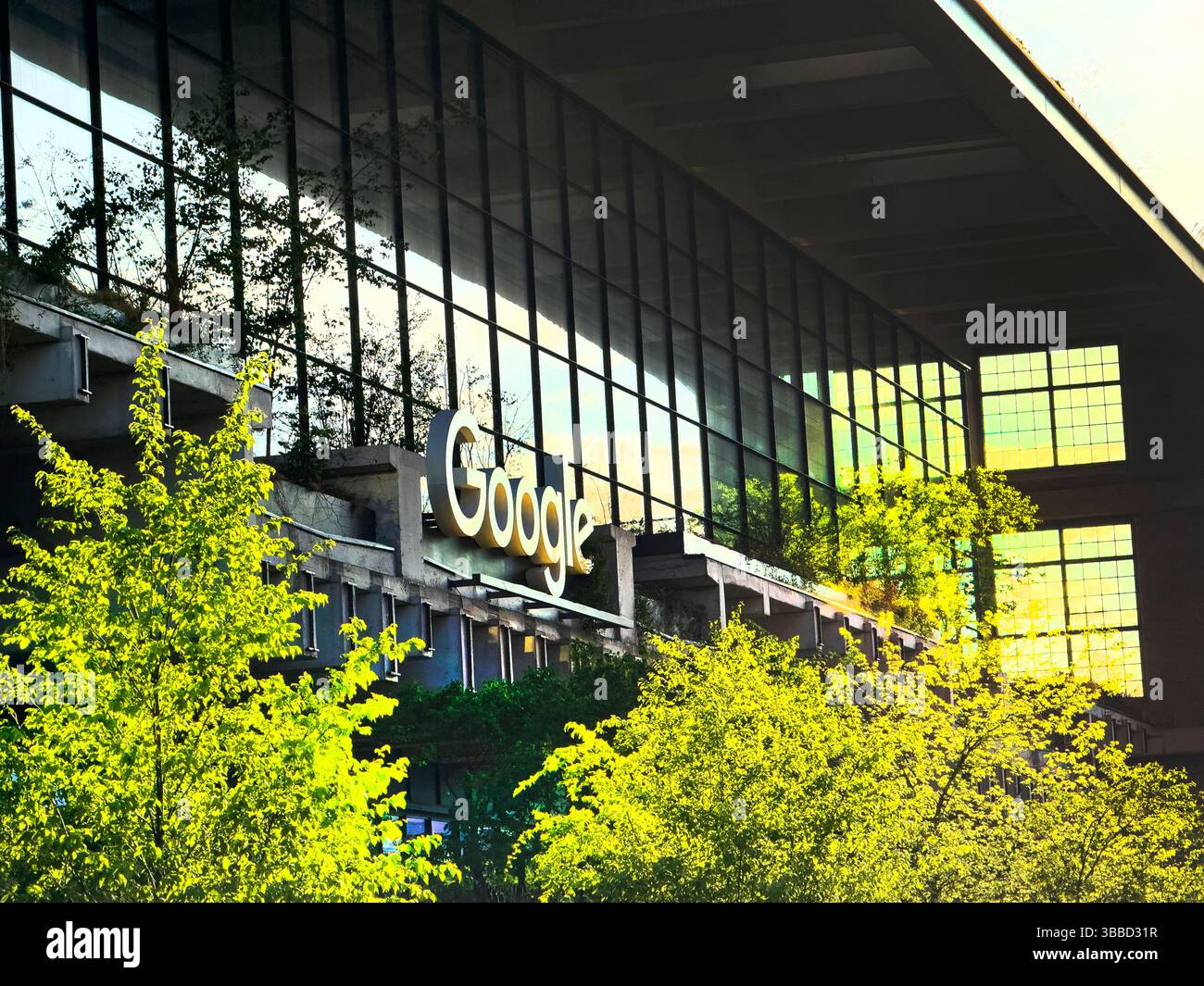 Immeuble de bureaux Google, vue extérieure, Soho, New York City, New York, ÉTATS-UNIS » Banque D'Images