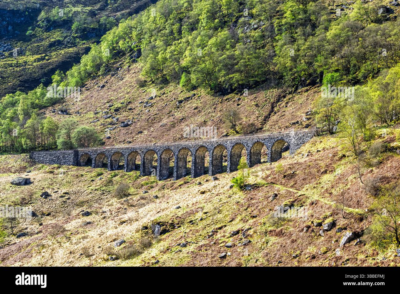 Glen Ogle Viaduc, route A85, Écosse, Royaume-Uni Banque D'Images