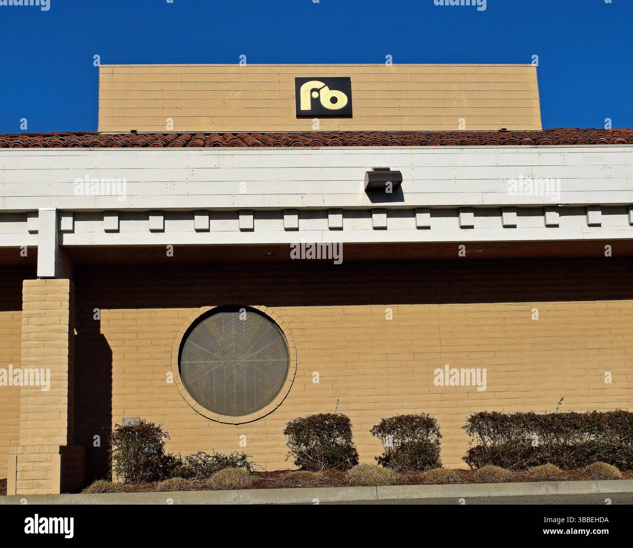 Succursale de Fremont Bank en Californie Banque D'Images
