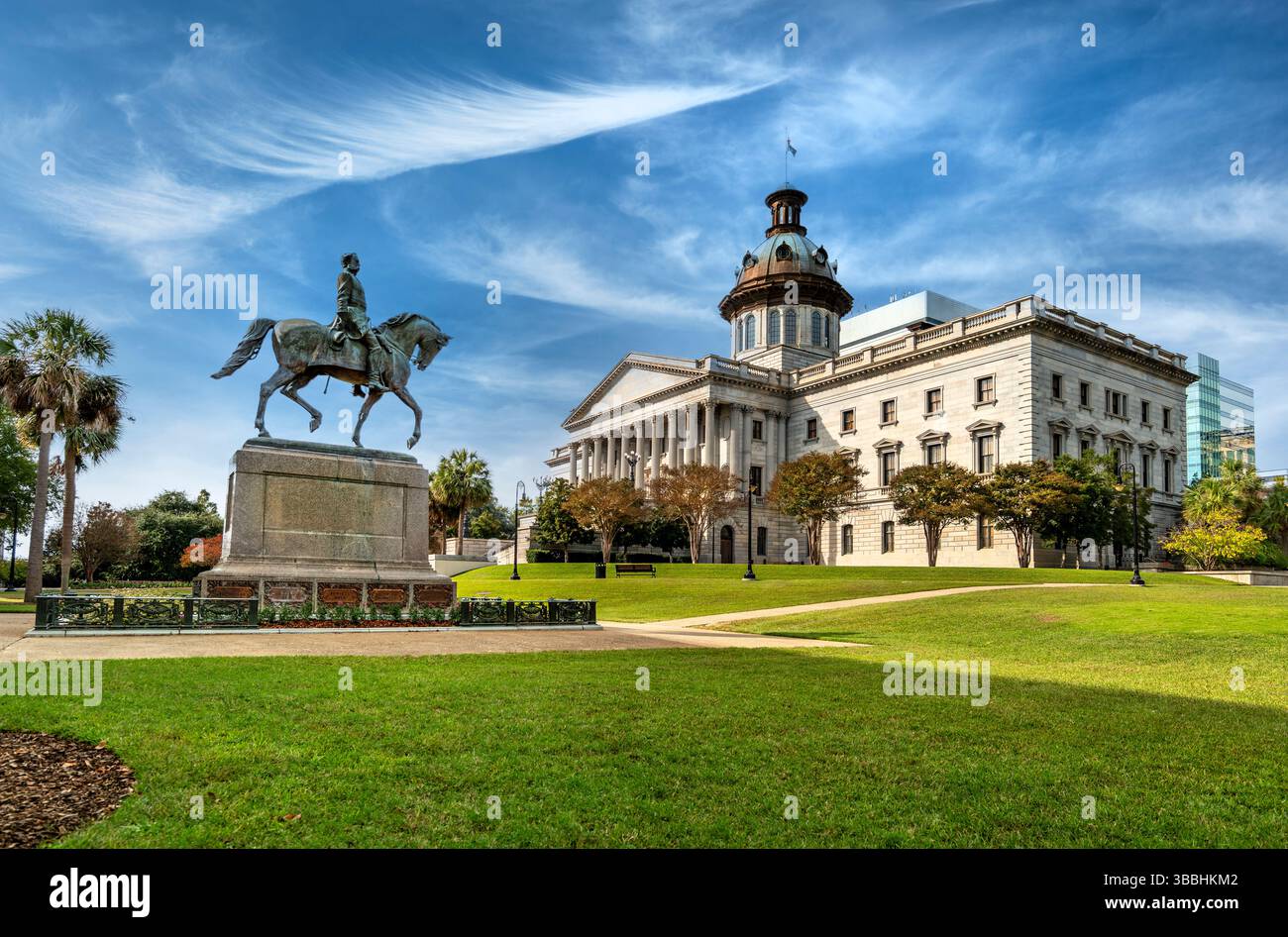 Extérieur de Columbia State House de Caroline du Sud Banque D'Images
