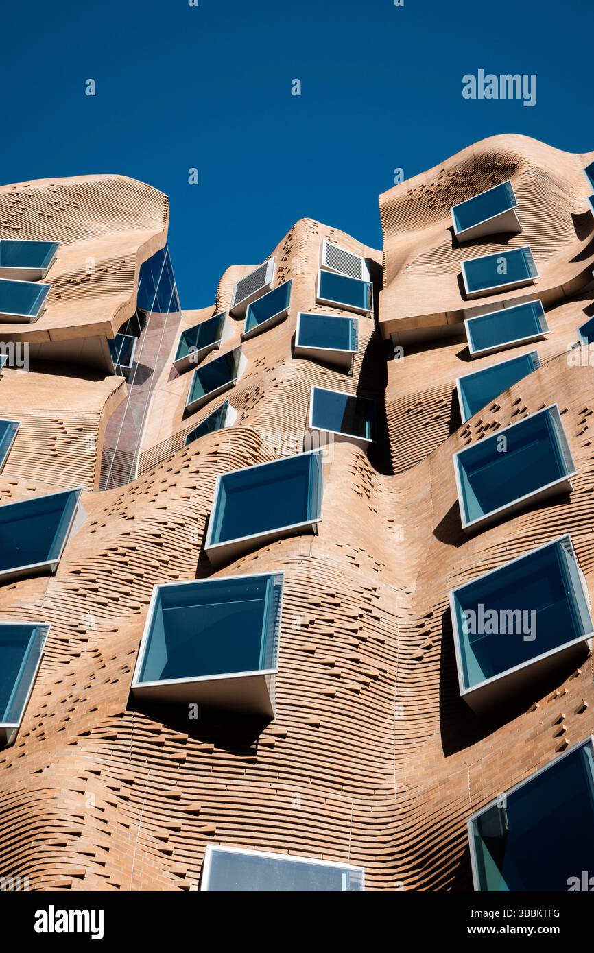 Bâtiment de l'aile Dr Chau Chak de l'Université de technologie de Sydney (UTS) conçu par l'architecte Frank Gehry Banque D'Images