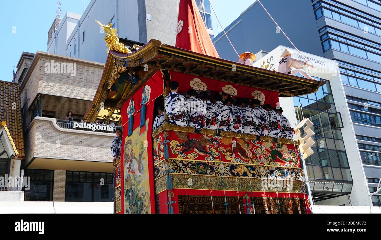 Festival Gion Matsuri à Kyoto, Japon Banque D'Images