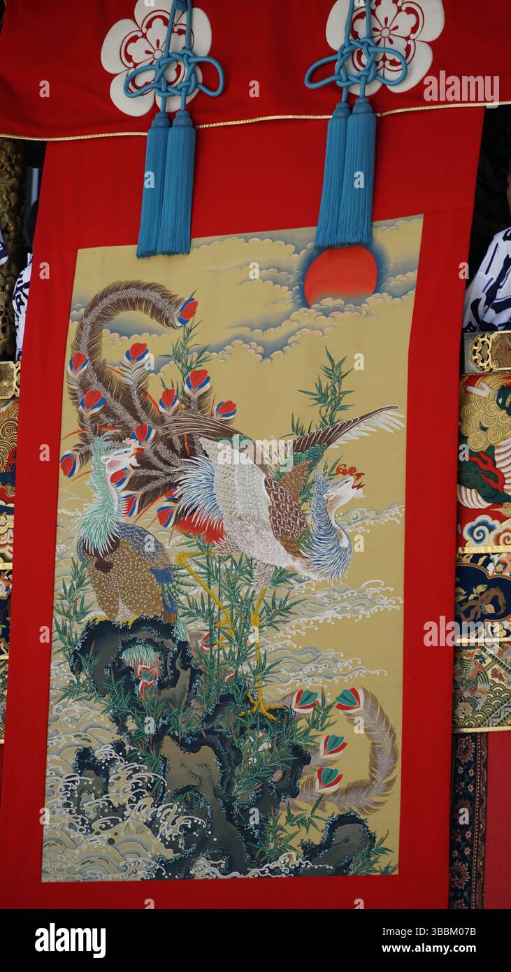 Festival Gion Matsuri à Kyoto, Japon Banque D'Images