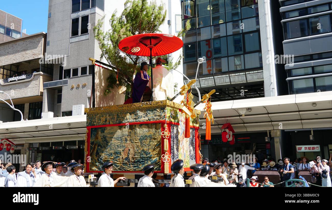 Festival Gion Matsuri à Kyoto, Japon Banque D'Images