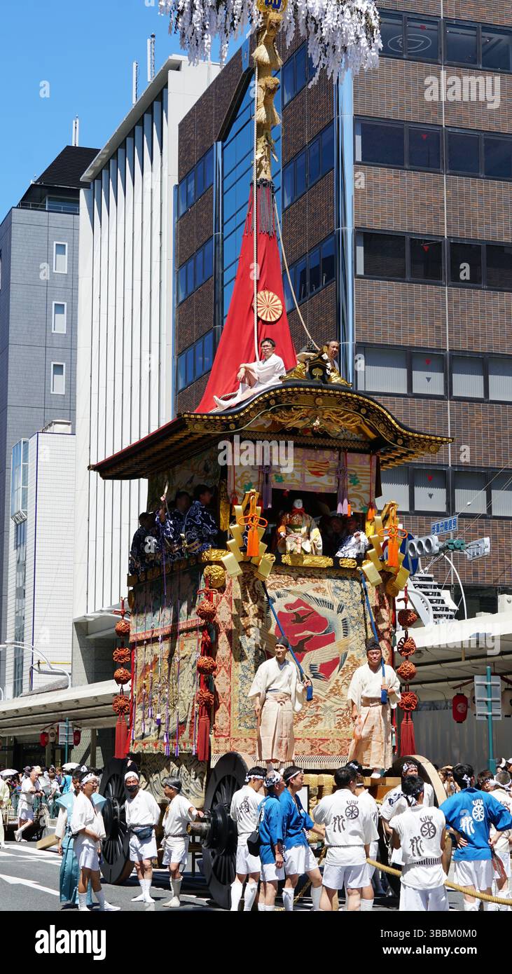 Festival Gion Matsuri à Kyoto, Japon Banque D'Images