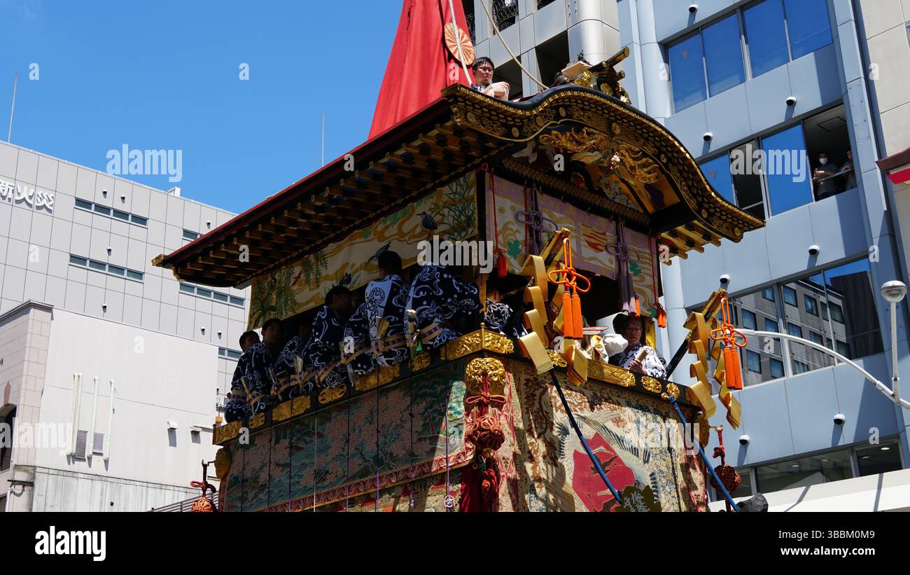 Festival Gion Matsuri à Kyoto, Japon Banque D'Images