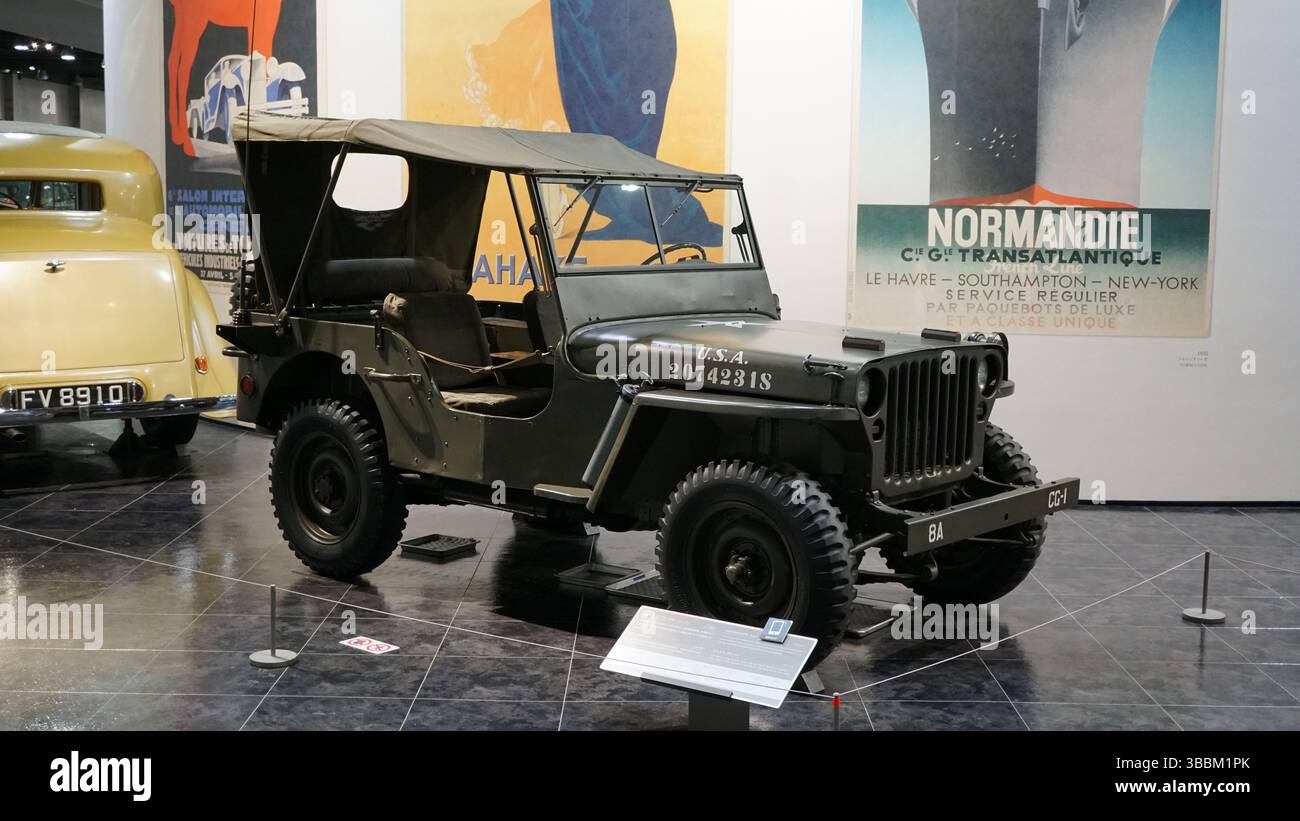 Voitures anciennes classiques au Toyota automobile Museum, Nagoya, Japon Banque D'Images