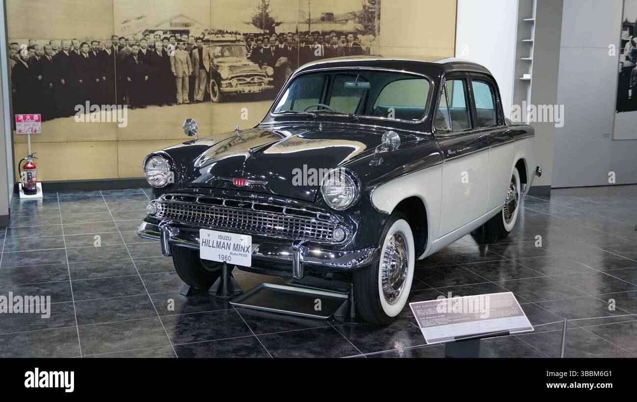 Voitures anciennes classiques au Toyota automobile Museum, Nagoya, Japon Banque D'Images