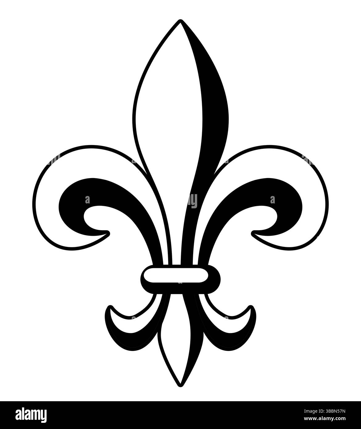 Dessin Fleur De Lys Noir Et Blanc