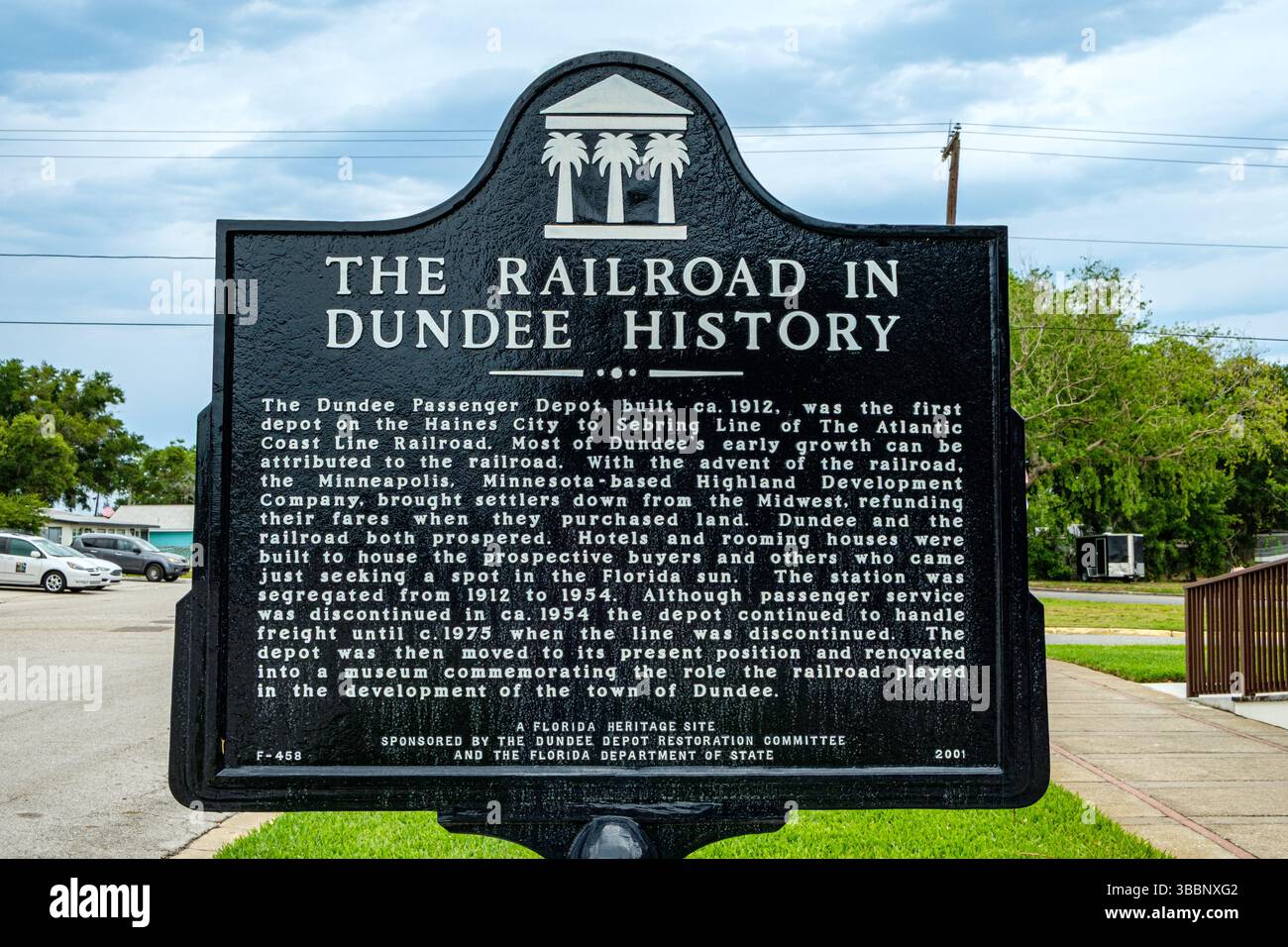 Margaret Kampsen Historic Dundee Depot Museum, main Street, Dundee, Floride Banque D'Images