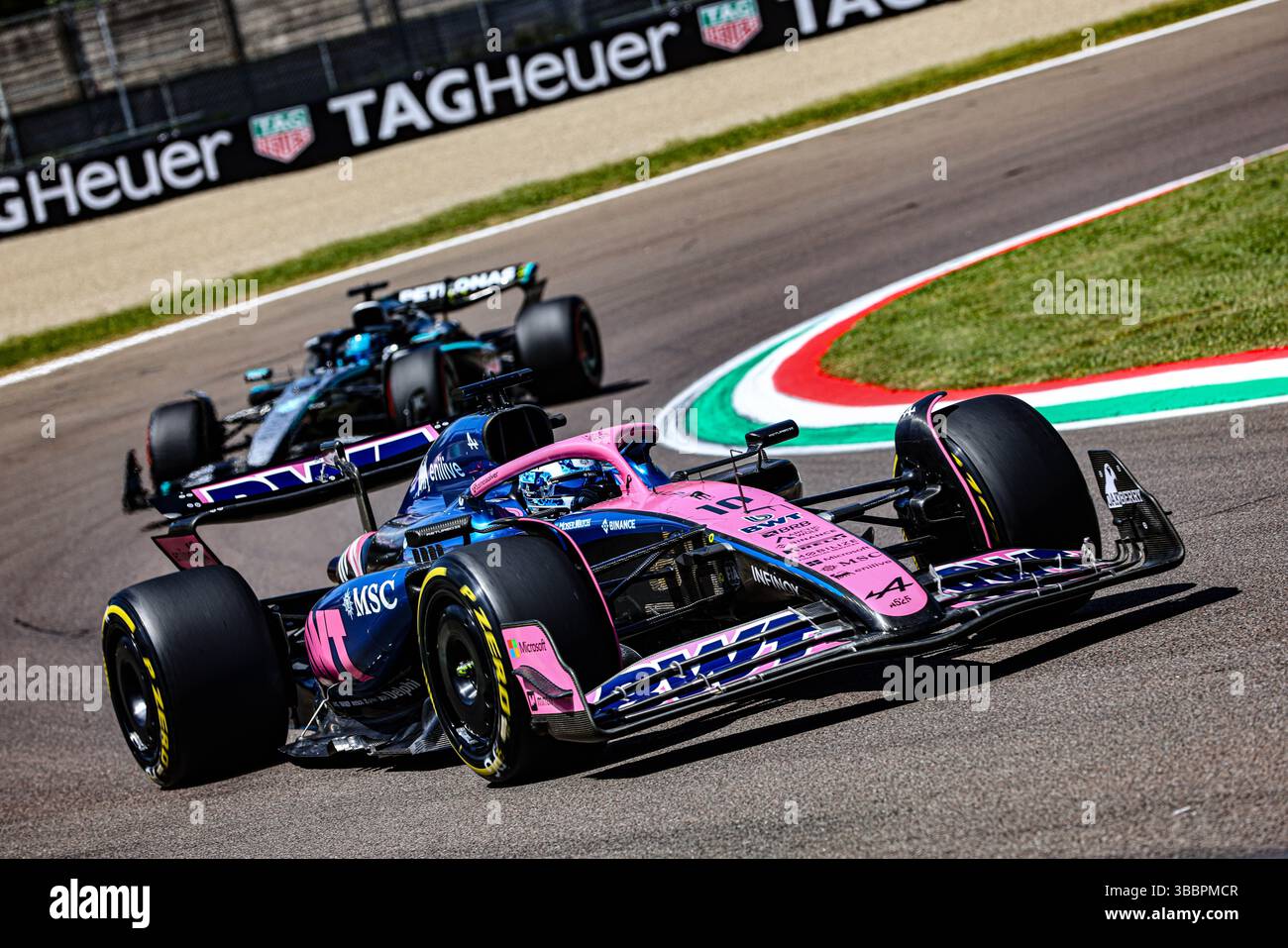 Pierre Gasly (FRA) - Alpine F1 Team - Alpine A525 - Renault en formule 1 AWS Gran Premio del Made in Italy e dell'Emilia Romagna 2025 - Autodromo Enzo e Dino Ferrari, Imola (BO) Italie du 15 au 18 mai 2025, crédit : Alessio de Marco | Avens-Images.com/Alamy Live News Banque D'Images