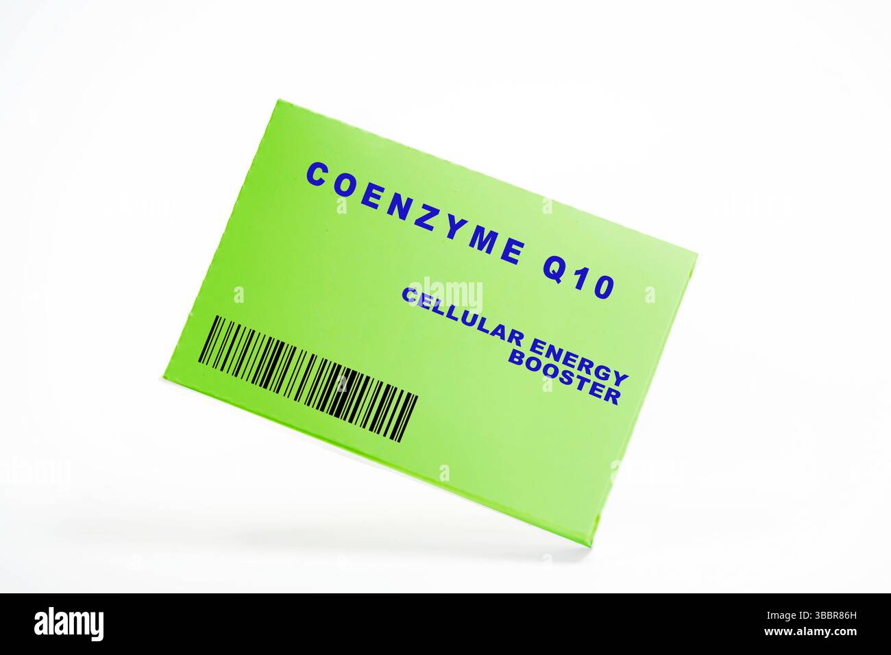 Coenzyme Q10. Soutient la production d'énergie dans les cellules et peut améliorer la santé cardiaque et réduire la fatigue musculaire. Banque D'Images
