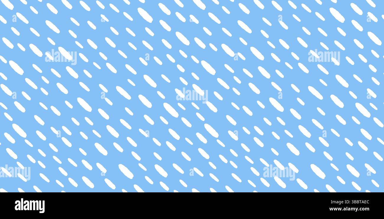 Motif en petits tirets. Fond de pluie simple. Goutte de pluie diagonale dessinée à la main. Abstrait Drops motif géométrique. Illustration vectorielle Illustration de Vecteur