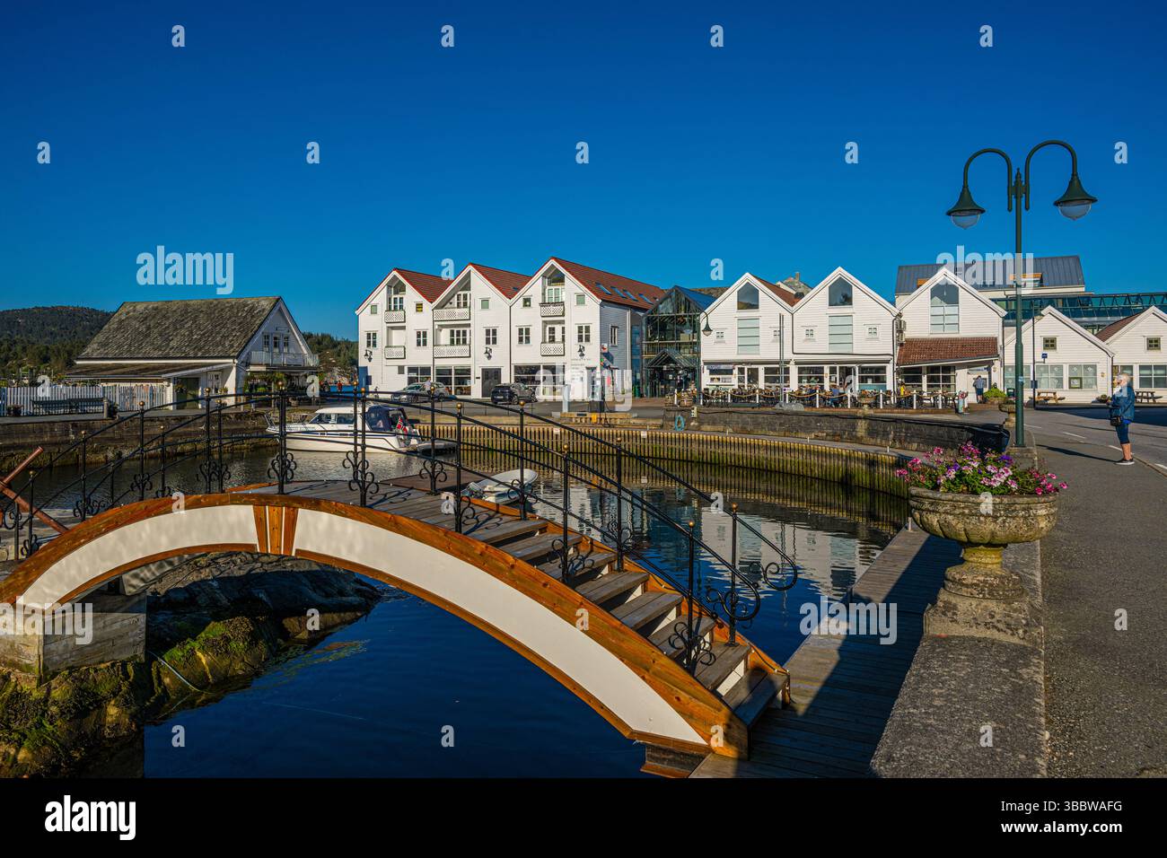 Austevoll sur la côte ouest de la Norvège. Banque D'Images