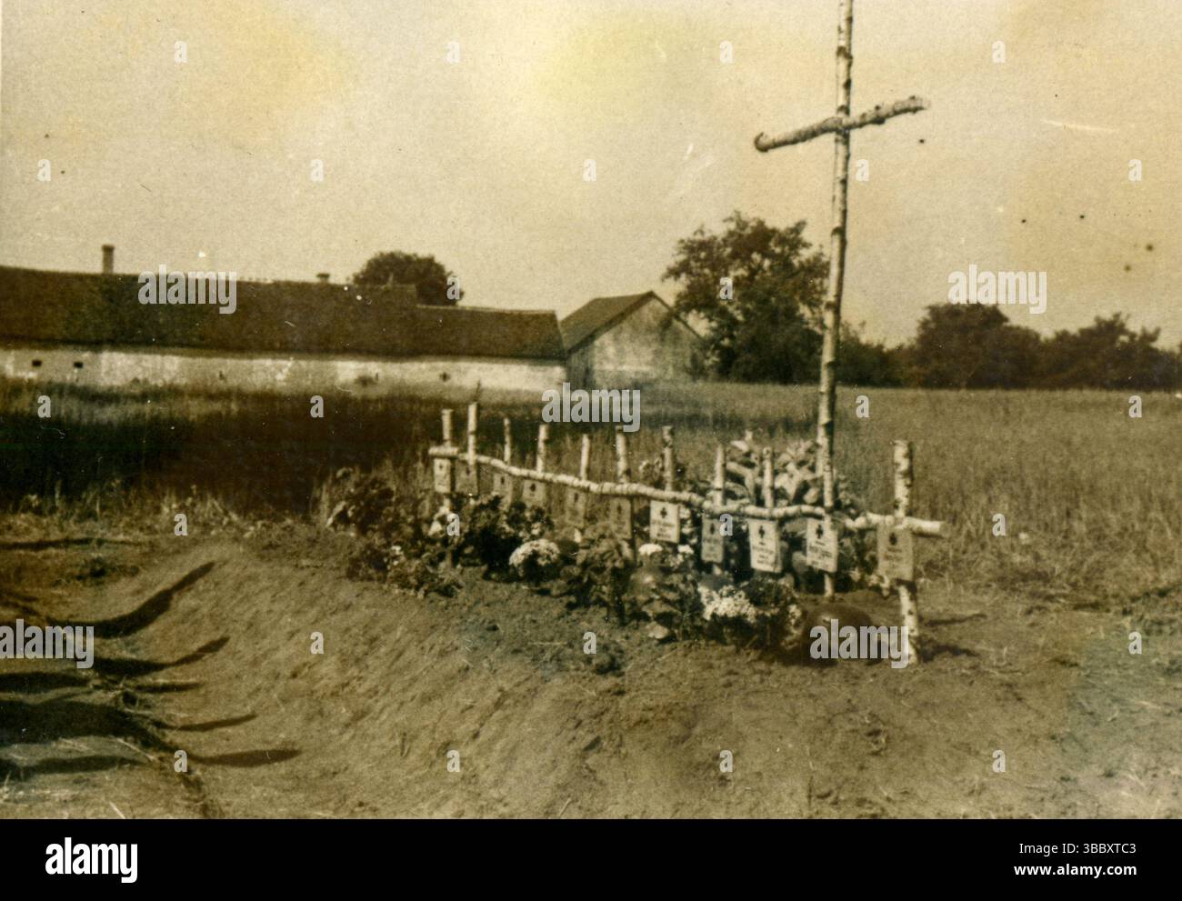 1939 - seconde guerre mondiale, tombeau des soldats allemands Banque D'Images