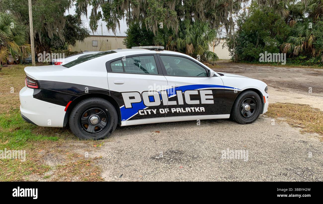 Police de Palatka Floride Banque D'Images