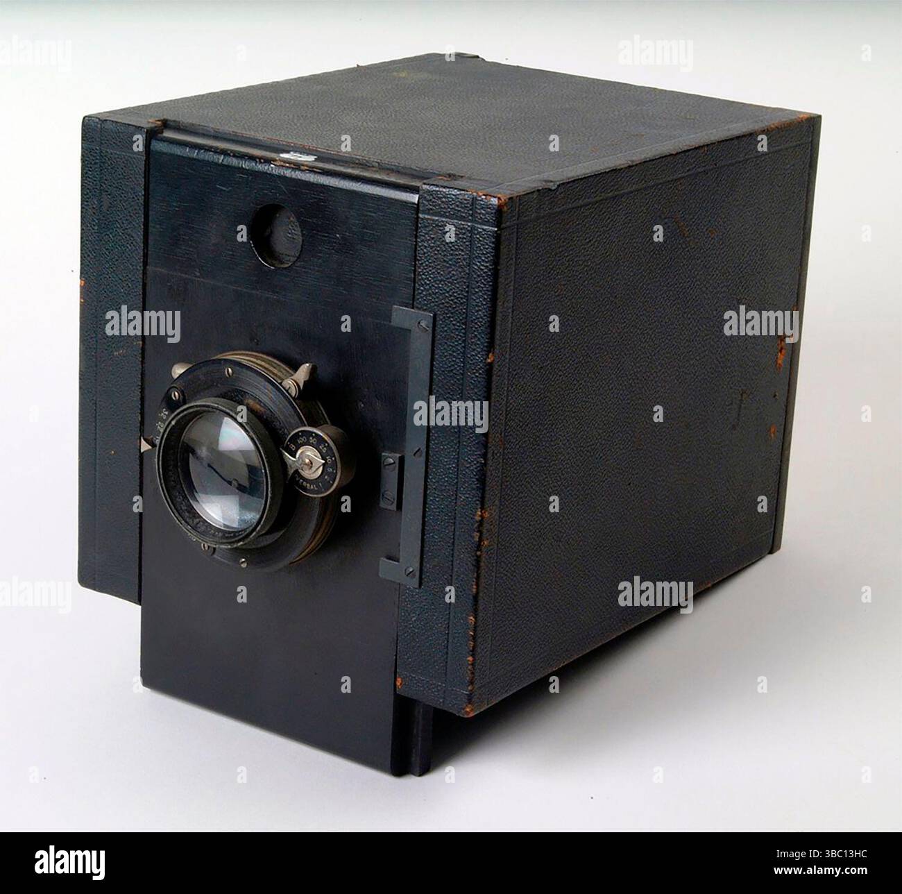 Appareil photo utilisé pour prendre des photos de mug au pénitencier fédéral d'Alcatraz, Californie, États-Unis Banque D'Images