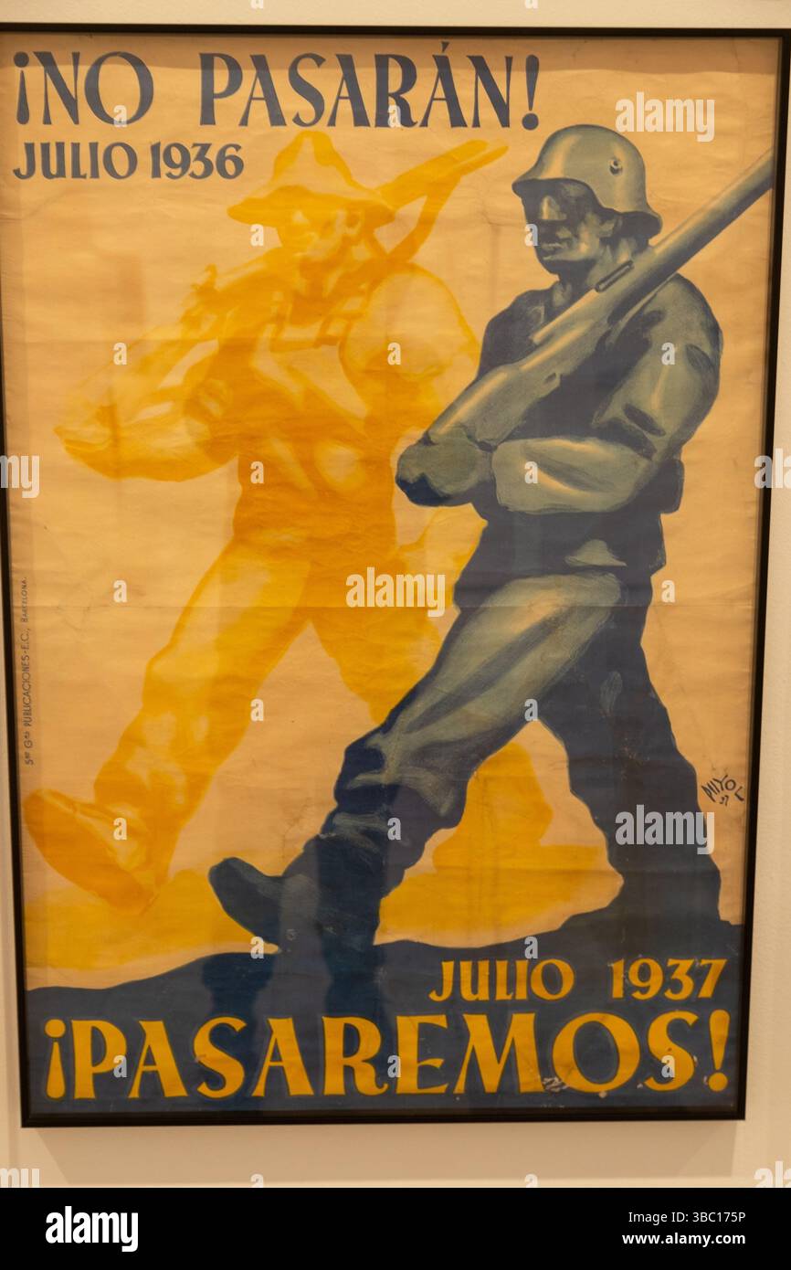 Affiche De Propagande De La Guerre Civile Espagnole Banque De affiche-de-propagande-de-la-guerre-civile-espagnole-banque-de