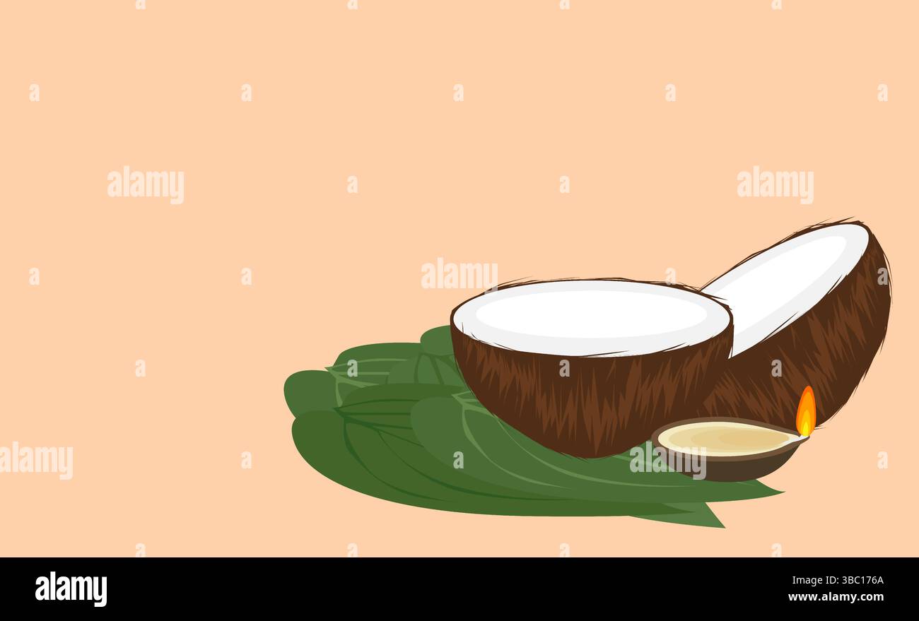 Vecteur décoration simple pour Pongal, Diwali, Temple, mariage et festivals indiens Illustration de Vecteur