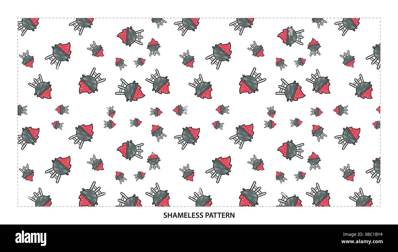 Mignon Cartoon Gonk avec Red Hat Seamless Pattern pour des designs fantaisistes Illustration de Vecteur Mignon Cartoon Gonk avec Red Hat Seamless Pattern pour des designs fantaisistes Illustration de Vecteur