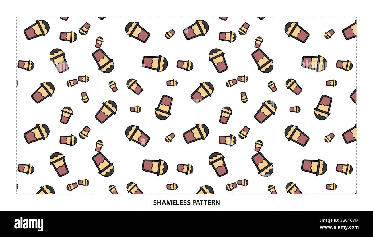 Délicieux pot à tartiner chocolat et noisette motif sans couture pour les dessins Sweet Food Illustration de Vecteur Délicieux pot à tartiner chocolat et noisette motif sans couture pour les dessins Sweet Food Illustration de Vecteur