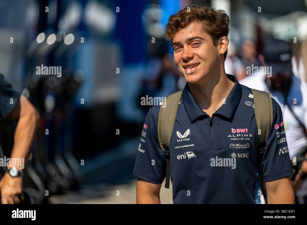 #43 Franco Colapinto (ARG) ) BWT Alpine F1 Team réserve et pilotes de développement, lors du Grand Prix de formule 1 d'Emilie-Romagne 2025 à Autodromo Enzo et Dino Ferrari le 15 mai 2025 à Imola Italie. (Photo de Ian Bundey/Eurasia Sport images) Banque D'Images