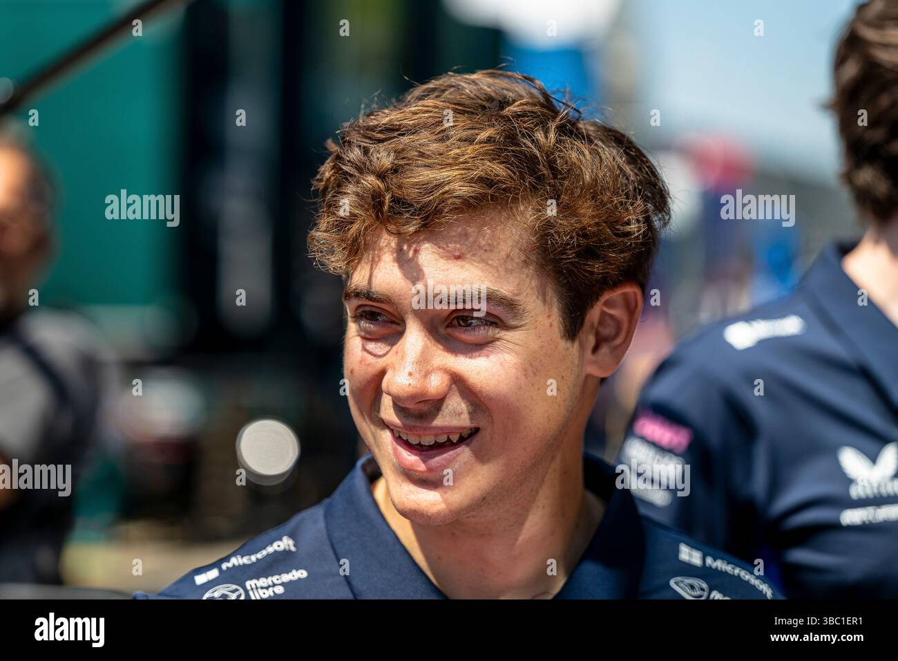 #43 Franco Colapinto (ARG) ) BWT Alpine F1 Team réserve et pilotes de développement, lors du Grand Prix de formule 1 d'Emilie-Romagne 2025 à Autodromo Enzo et Dino Ferrari le 15 mai 2025 à Imola Italie. (Photo de Ian Bundey/Eurasia Sport images) Banque D'Images