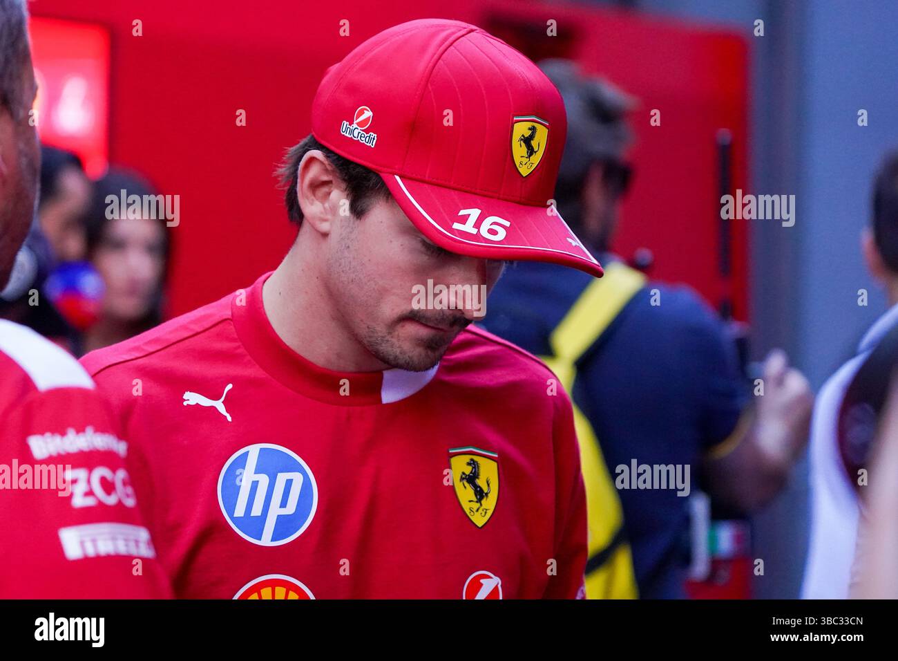 Imola, Italie. 18/20/2025. Charles Leclerc, formule 1 AWS Gran Premio del Made in Italy e dell'Emilia-Romagna 2025.Credit : Alessio Morgese AG. Foto moral / Emage / Alamy Live news Banque D'Images