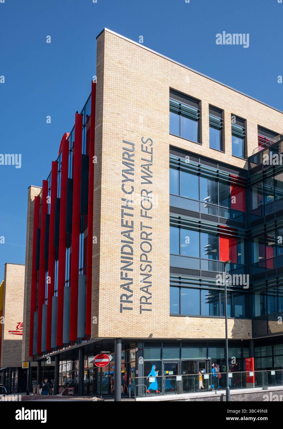 Transport for Wales bureaux à Pontypridd Rhondda Cynon TAF South Wales UK Banque D'Images