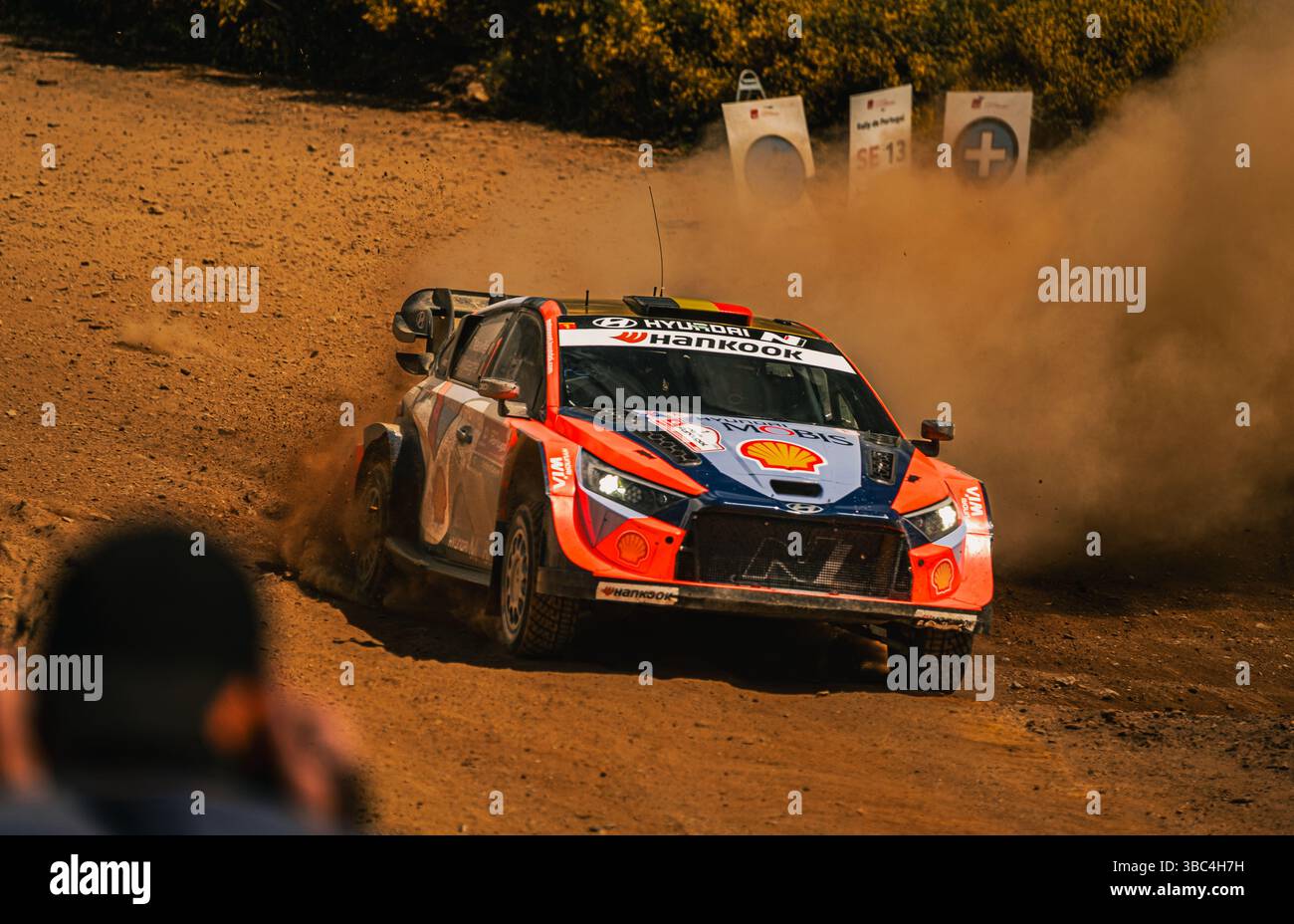 WRC Portugal 16 mai 2025 Arganil 2 SS08 1 Thierry NEUVILLE HYUNDAI i20 N Rally1 Banque D'Images