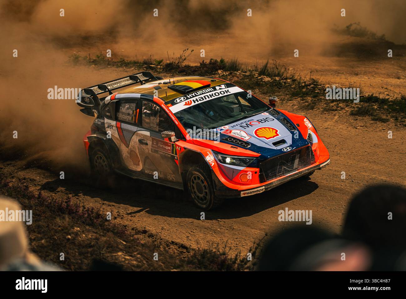WRC Portugal 16 mai 2025 Arganil 2 SS08 1 Thierry NEUVILLE HYUNDAI i20 N Rally1 Banque D'Images