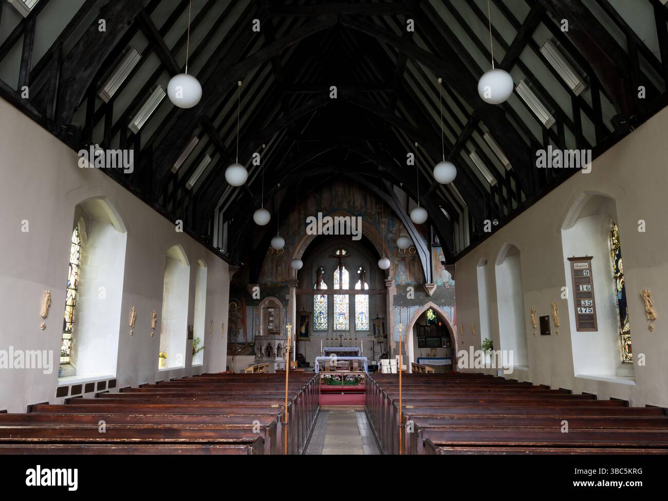 Michael the Archange Church, Rushall, West Midlands, England, UK Banque D'Images