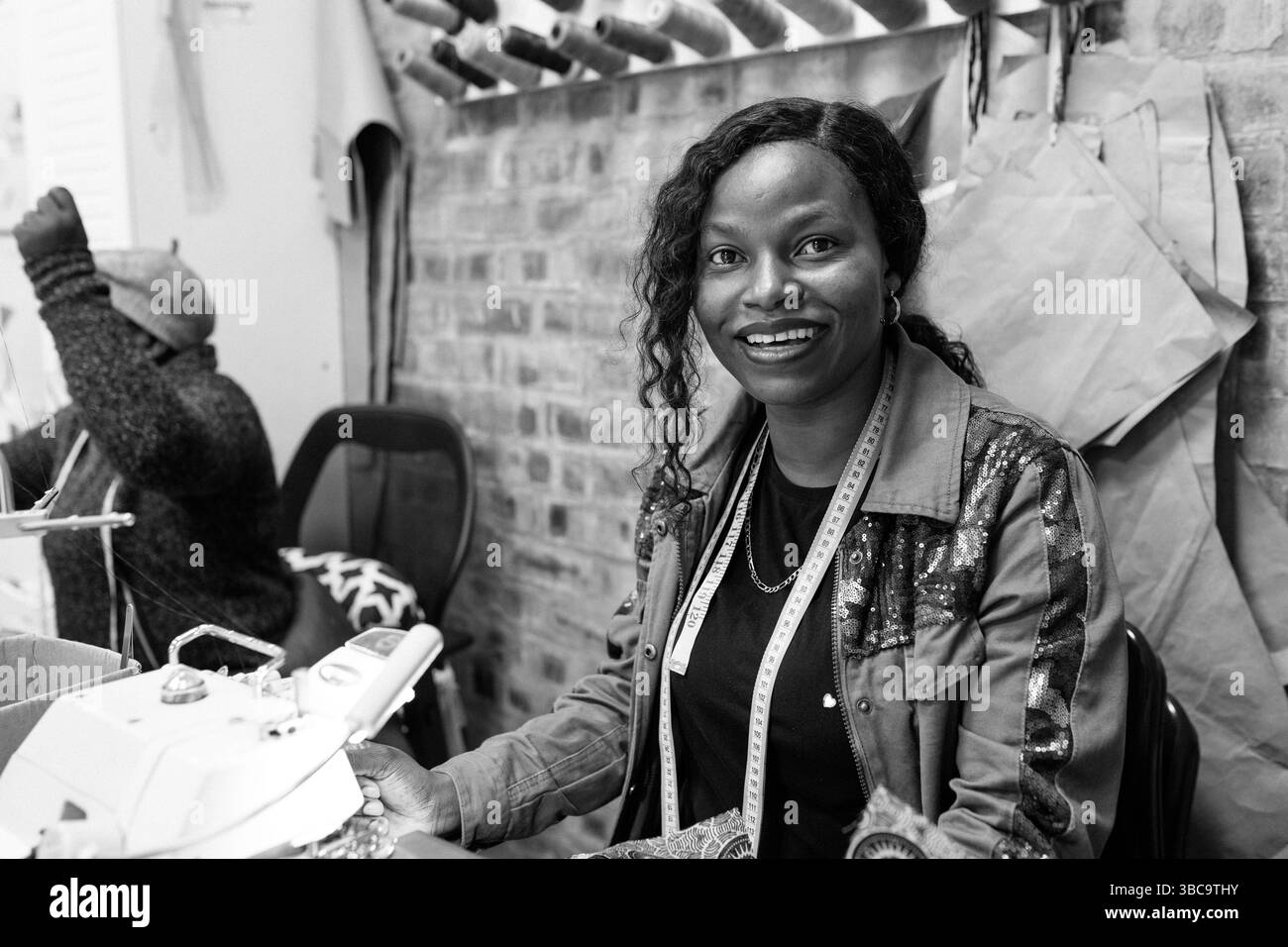 Petite entreprise appartenant à une femme en Afrique du Sud Banque D'Images