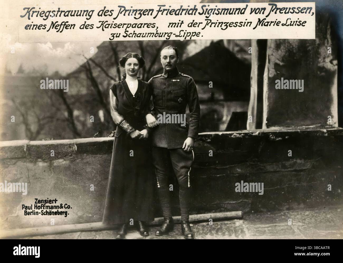 Kriegstrauung des Prinzen Friedrich Sigismund von Preussen, eines ...