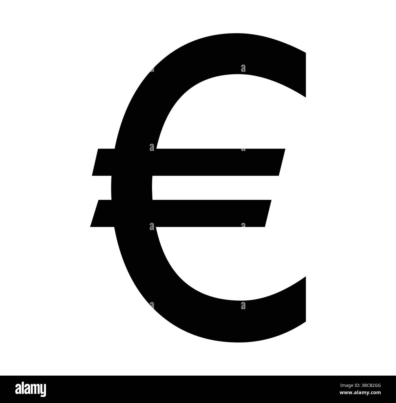 Monnaie Euro, icône Euro Exchange, monnaie et change de devises dans des icônes plates isolées sur fond noir et blanc illustration vectorielle plate. Illustration de Vecteur