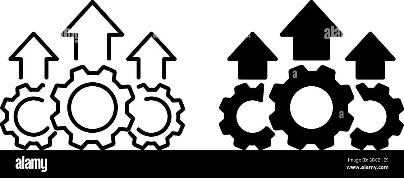 Excellence opérationnelle icône conception simple Illustration de Vecteur