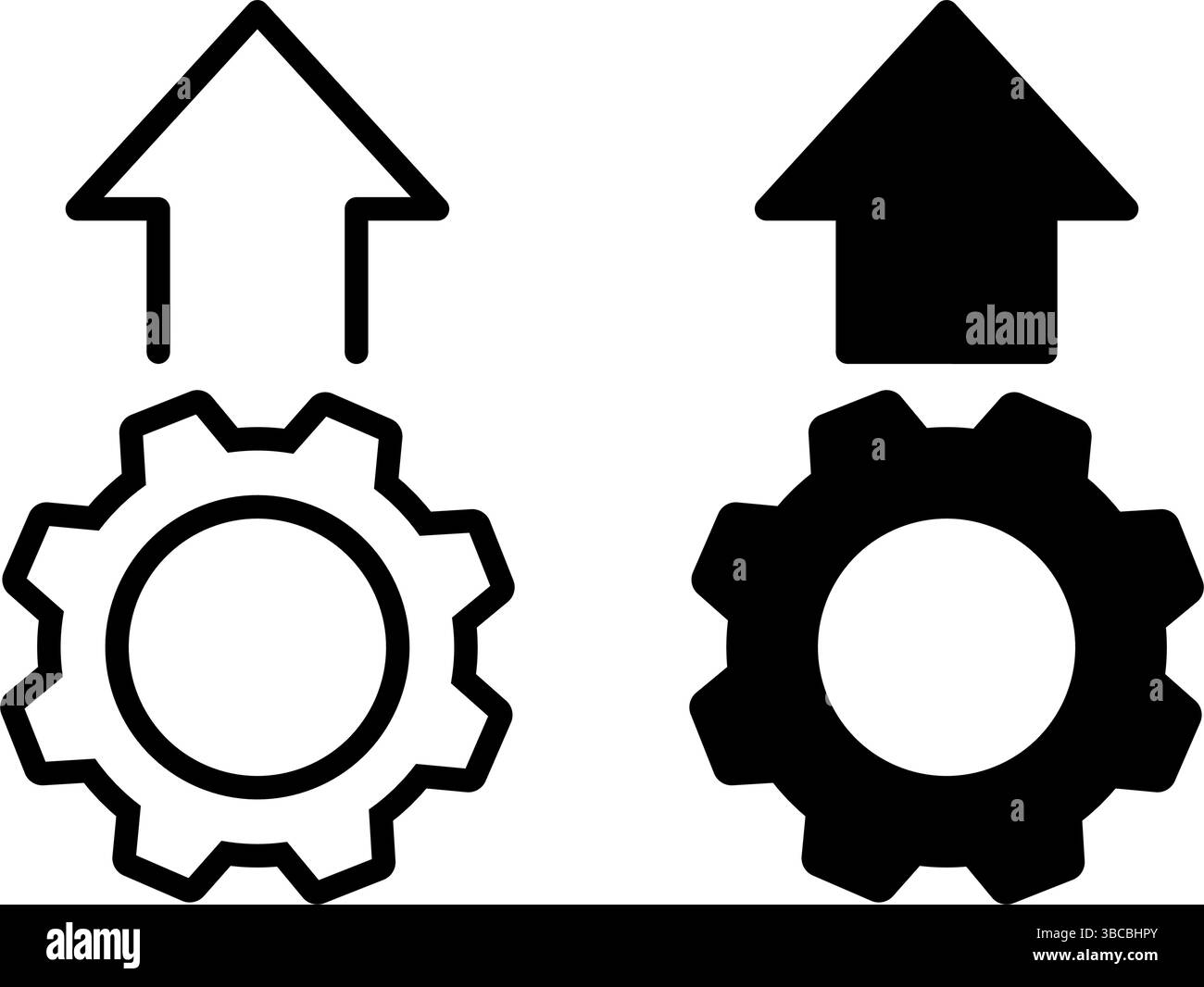Excellence opérationnelle icône conception simple Illustration de Vecteur