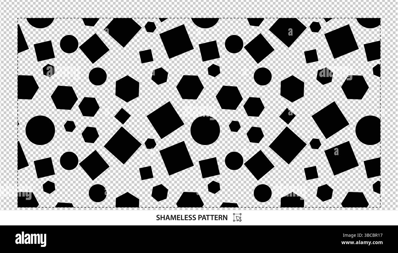 Formes géométriques noires illustration vectorielle sans couture de motif pour des conceptions modernes Illustration de Vecteur Formes géométriques noires illustration vectorielle sans couture de motif pour des conceptions modernes Illustration de Vecteur