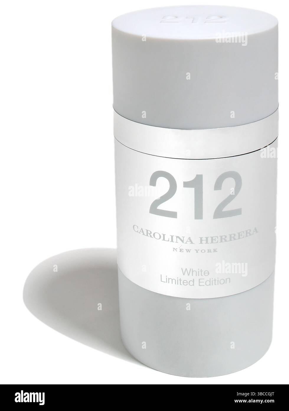212 parfum herrera photographié sur fond blanc Banque D'Images
