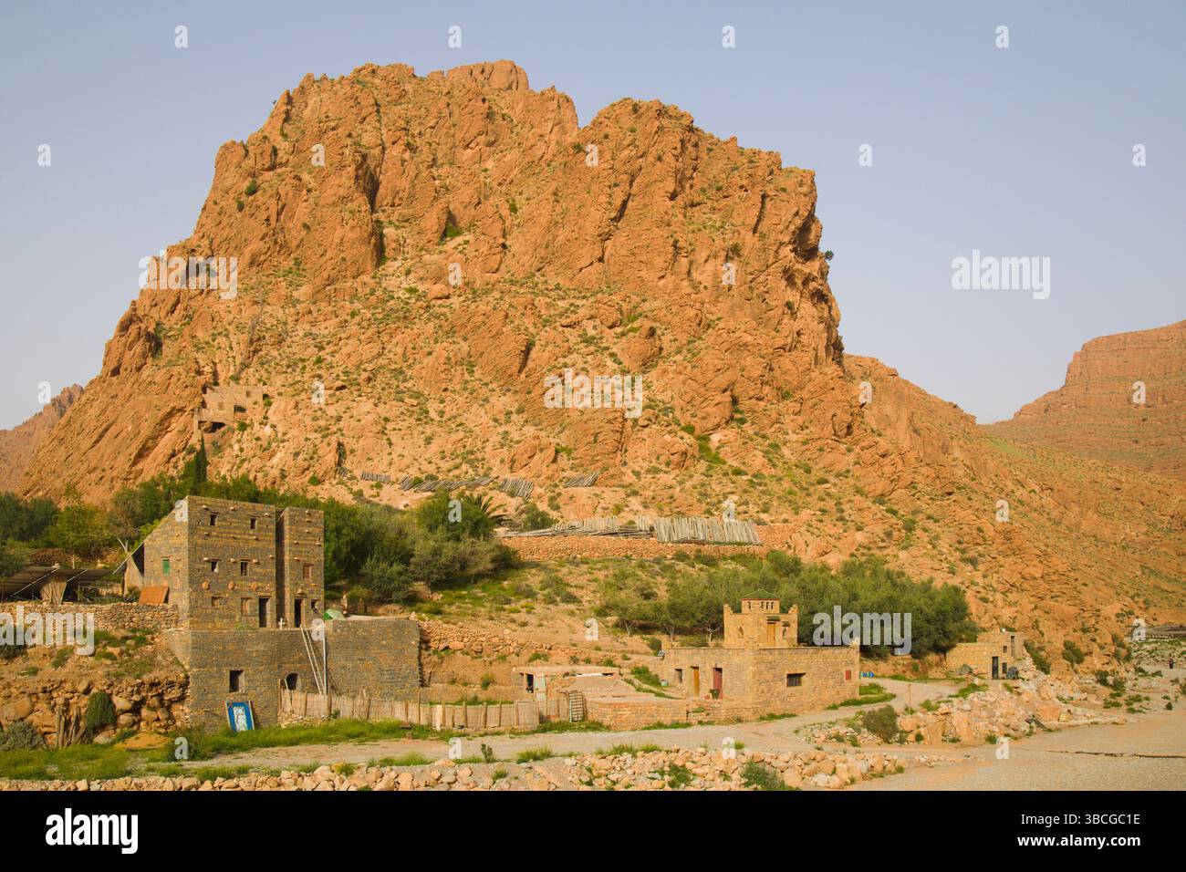 Maroc, Gorges du Todra, paysage, paysage, montagnes, Banque D'Images