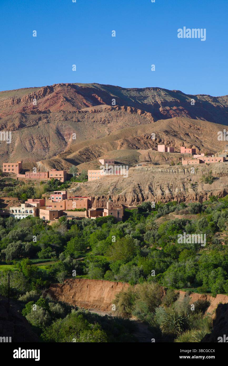 Maroc, gorge du Dadès, paysage, paysage, montagnes, Banque D'Images