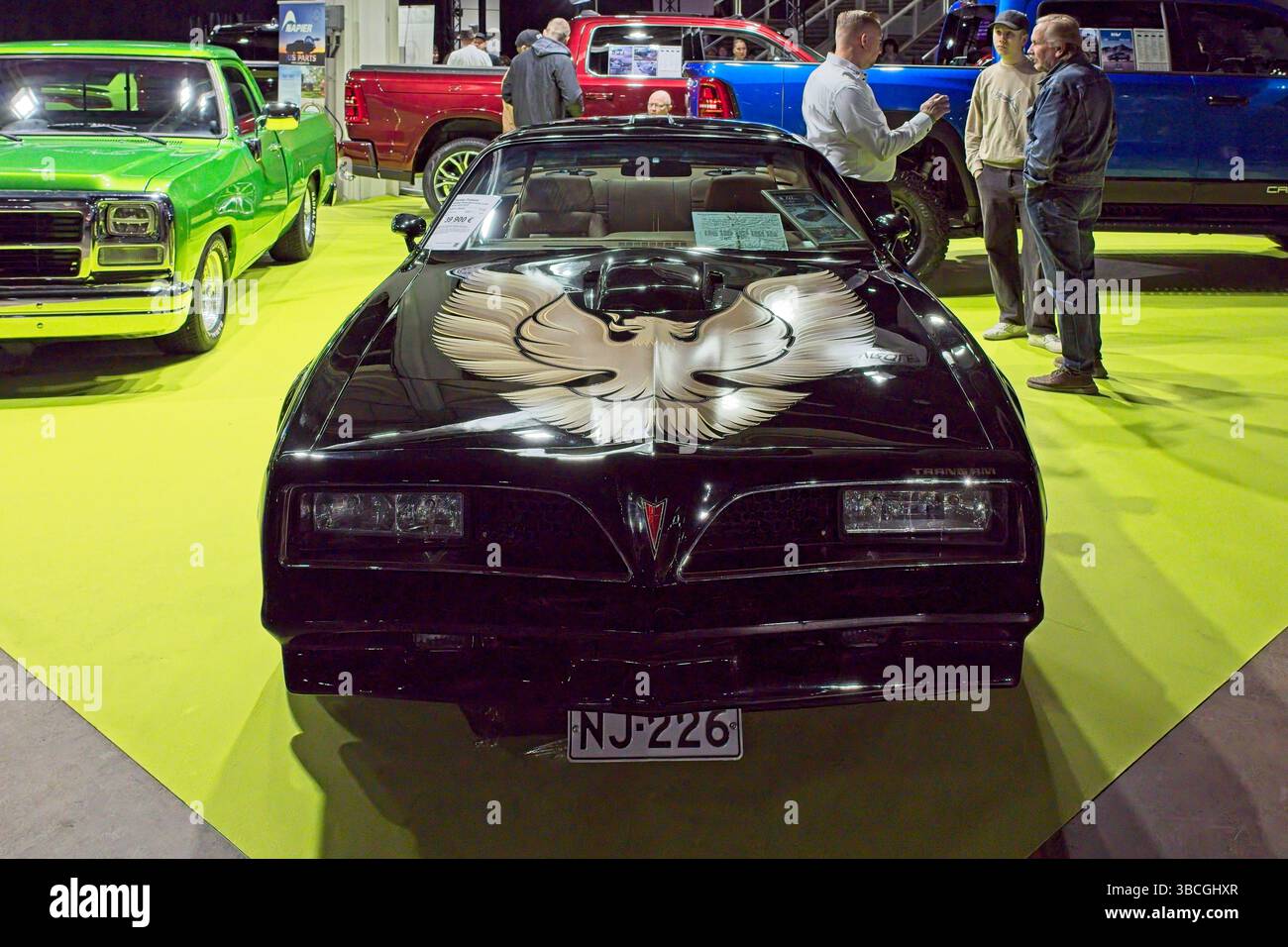 Pasila, Helsinki, Finlande – 4 avril. 2025 : Pontiac Firebird TRANS Am HT Coupe (1980) voiture à l'American car Show ACS25 au Messukeskus. Banque D'Images