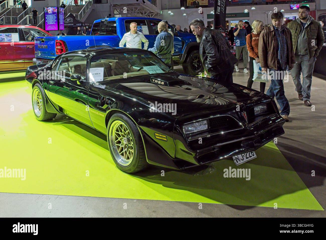 Pasila, Helsinki, Finlande – 4 avril. 2025 : Pontiac Firebird TRANS Am HT Coupe (1980) voiture à l'American car Show ACS25 au Messukeskus. Banque D'Images